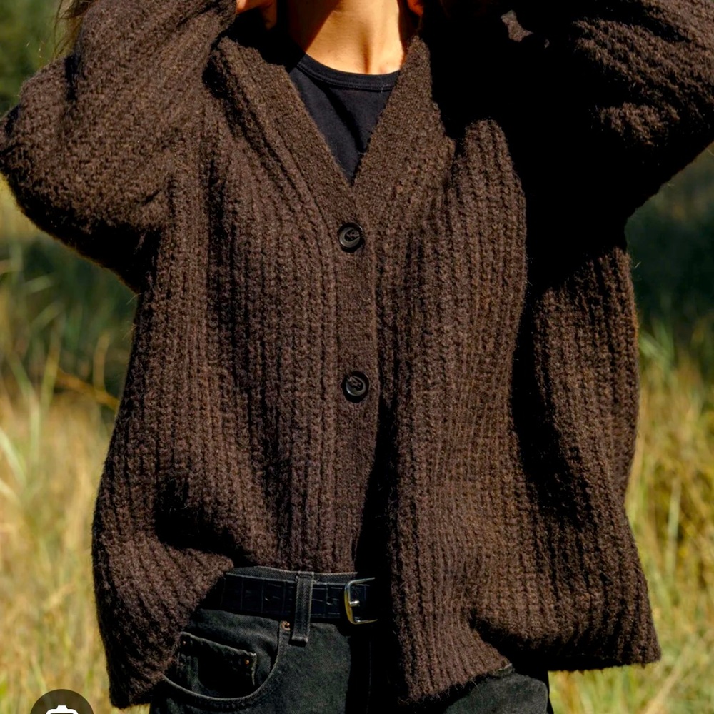 Jenni Kayne Cocoon sweater - chocolate brown